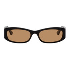 Port Tanger Black and Brown Leila Sunglasses