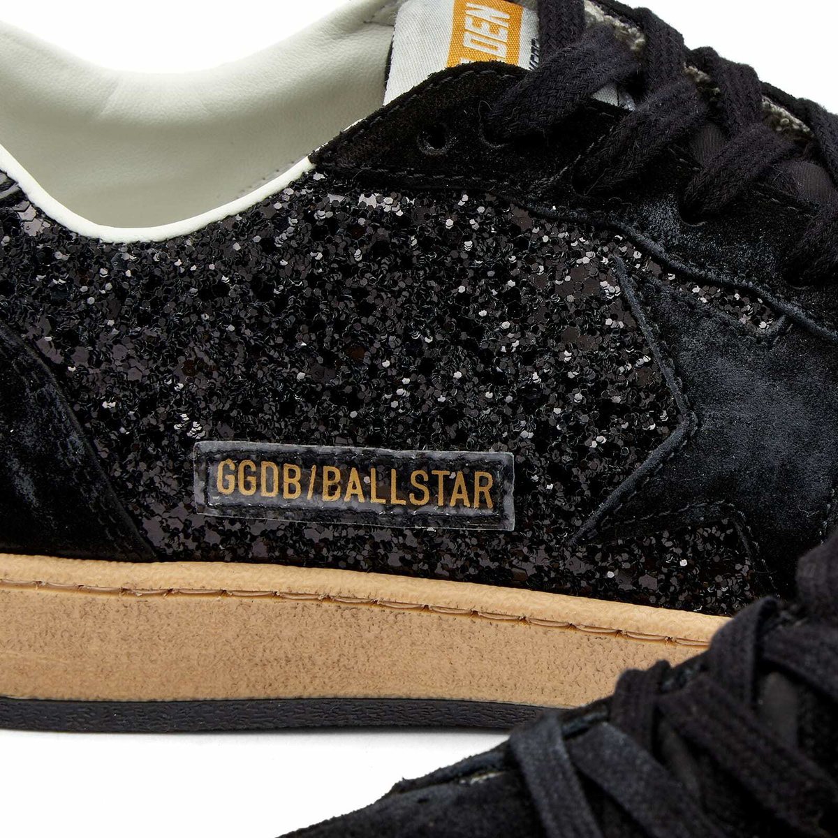 Golden Goose Women's Ball Star Sneakers in Black Golden