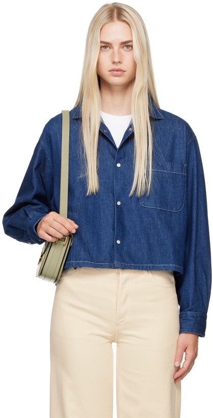 Photo: A.P.C. Indigo Samantha Denim Shirt