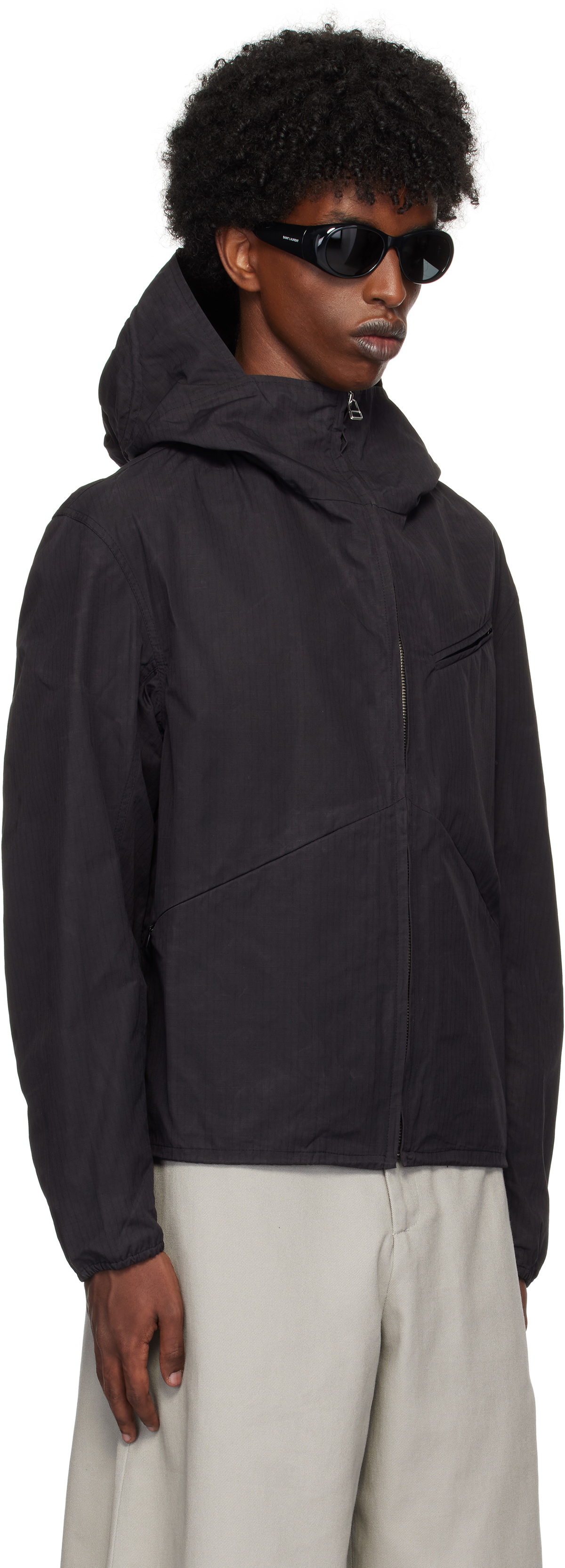 Galilee-By-Sea Black Terrace Anorak