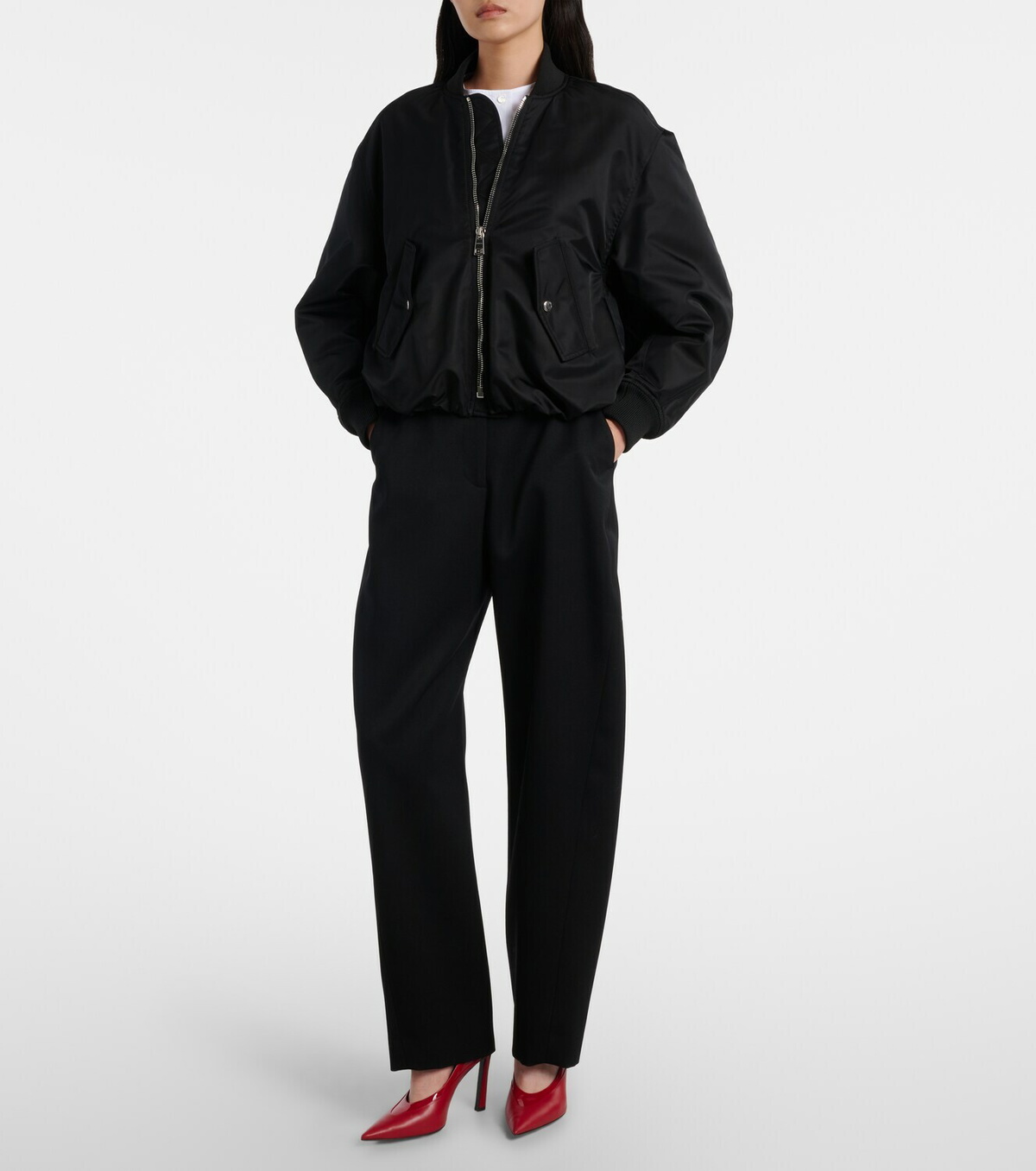 Givenchy Cropped bomber jacket
