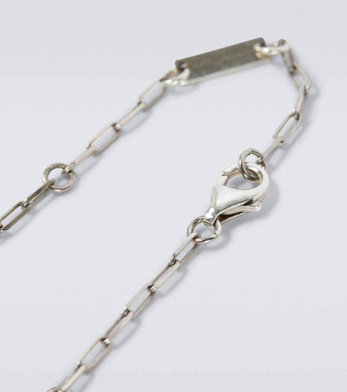 Bottega Veneta Sterling silver pendant necklace