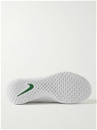 Nike Tennis - NikeCourt Air Zoom NXT Rubber-Trimmed Mesh Tennis Sneakers - White