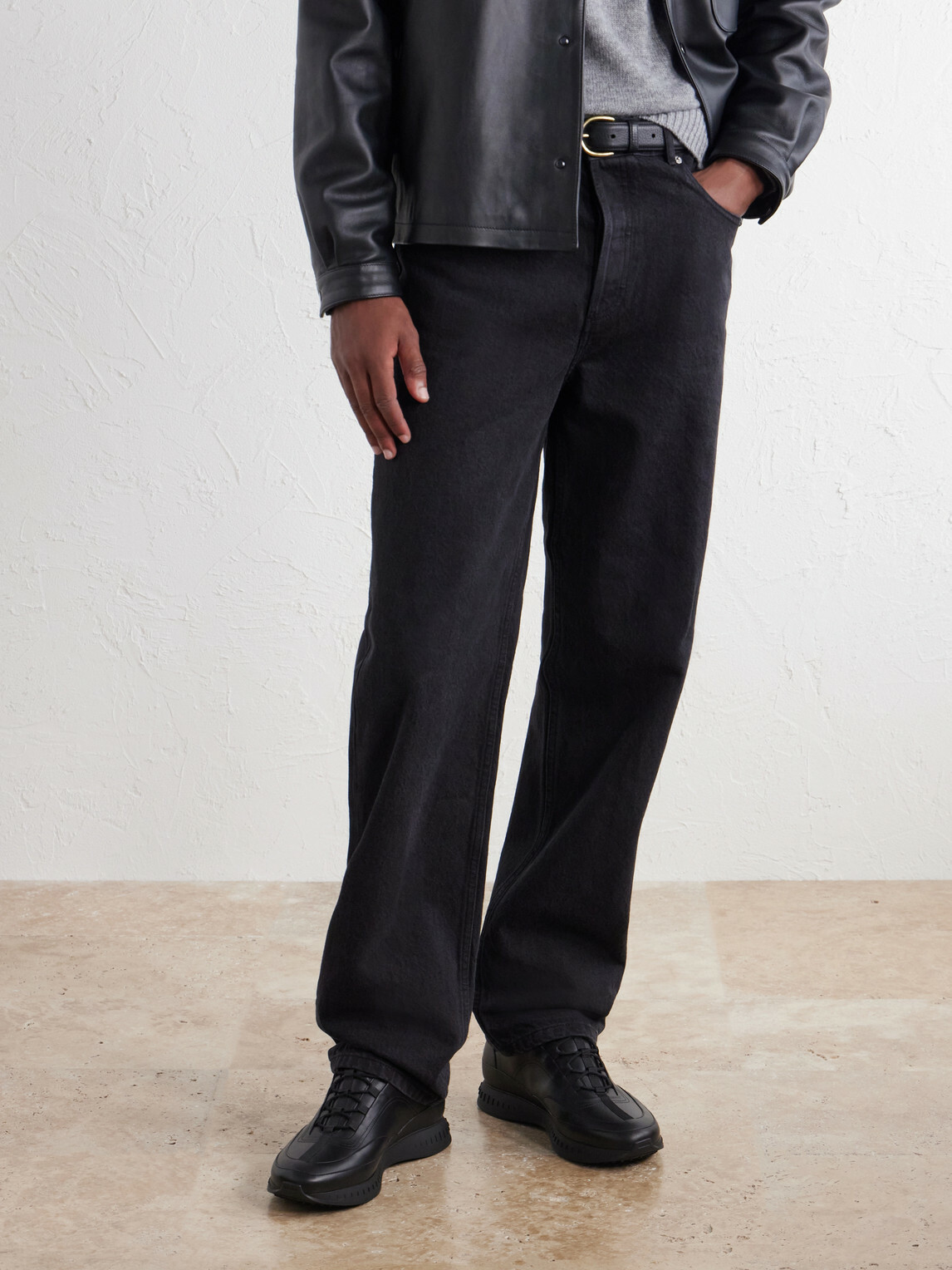 John Lobb - Stream Leather Sneakers - Black