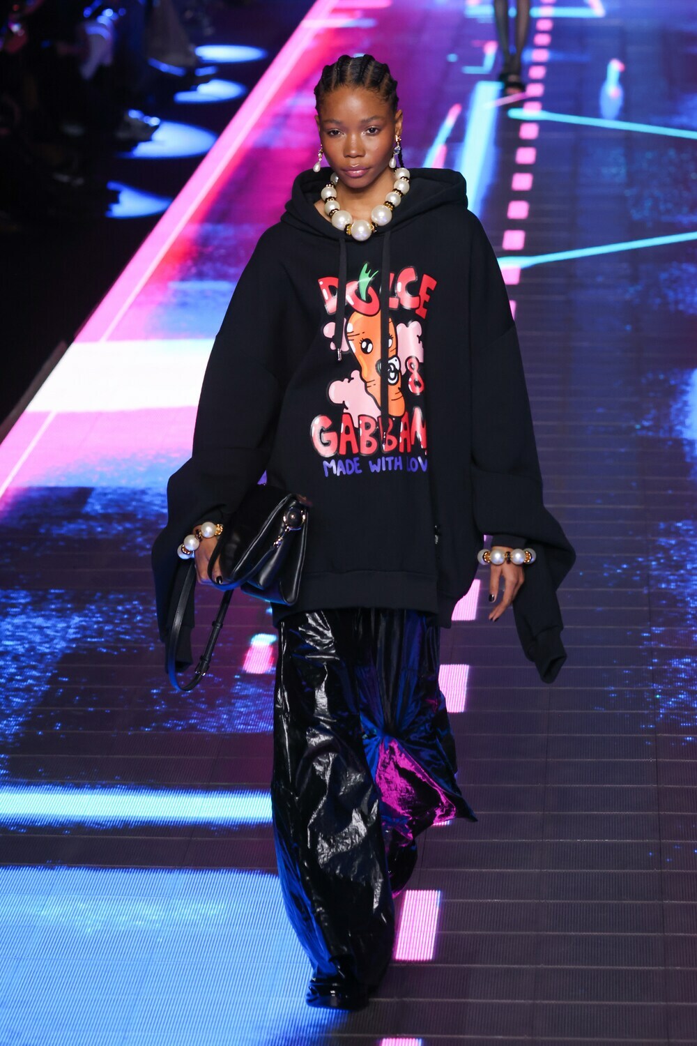 Dolce&Gabbana - Printed cotton-blend hoodie