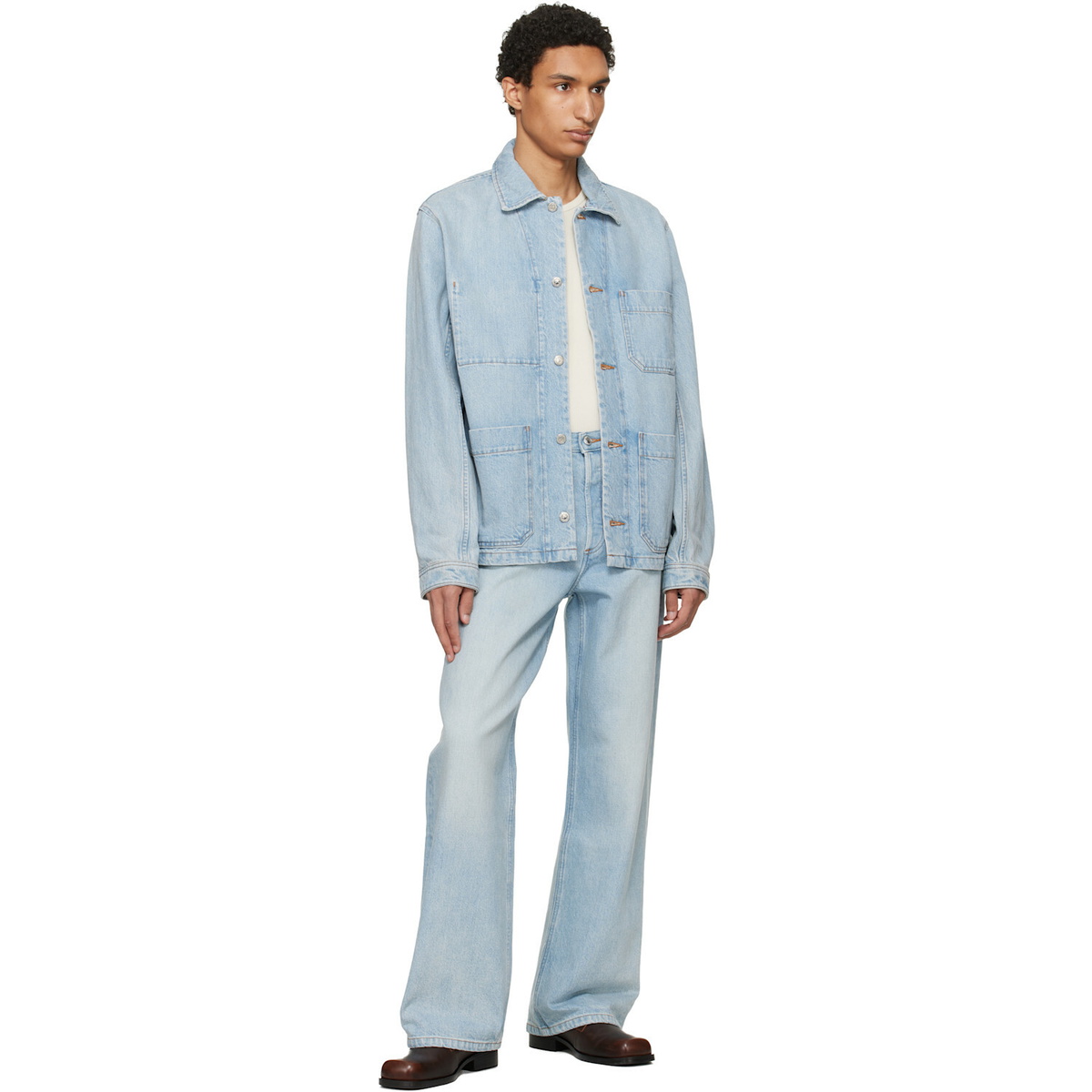 A.P.C. Blue New Rodney Denim Jacket