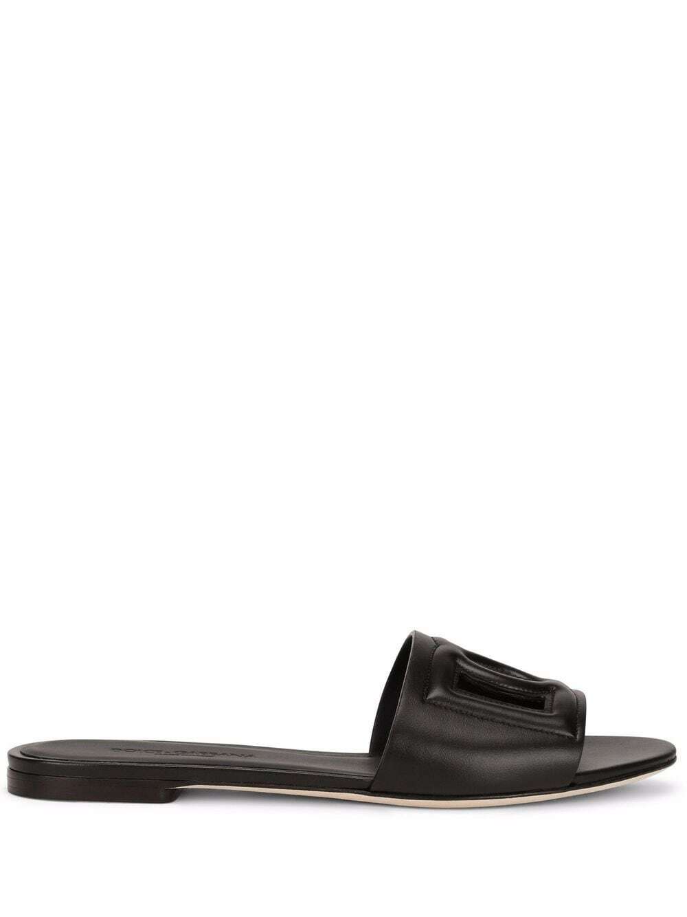 DOLCE GABBANA 10mm Rubber Flat Sandals Dolce Gabbana