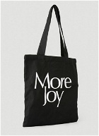Logo Print Tote Bag in Black