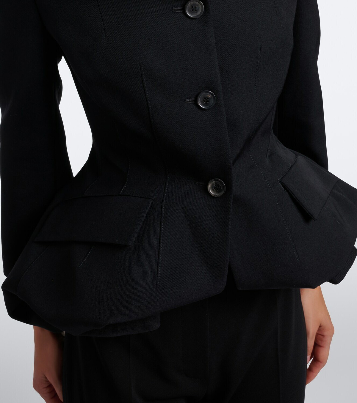 Magda Butrym Peplum wool blazer