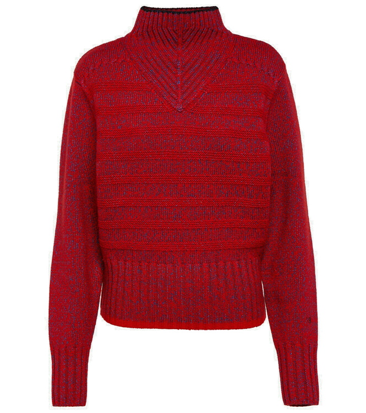 Photo: Victoria Beckham Mélange wool-blend sweater