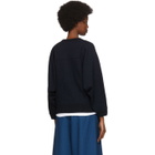 Blue Blue Japan Navy Yarn-Dyed Cardigan