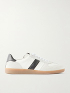 TOM FORD - Archer Suede and Leather Sneakers - White