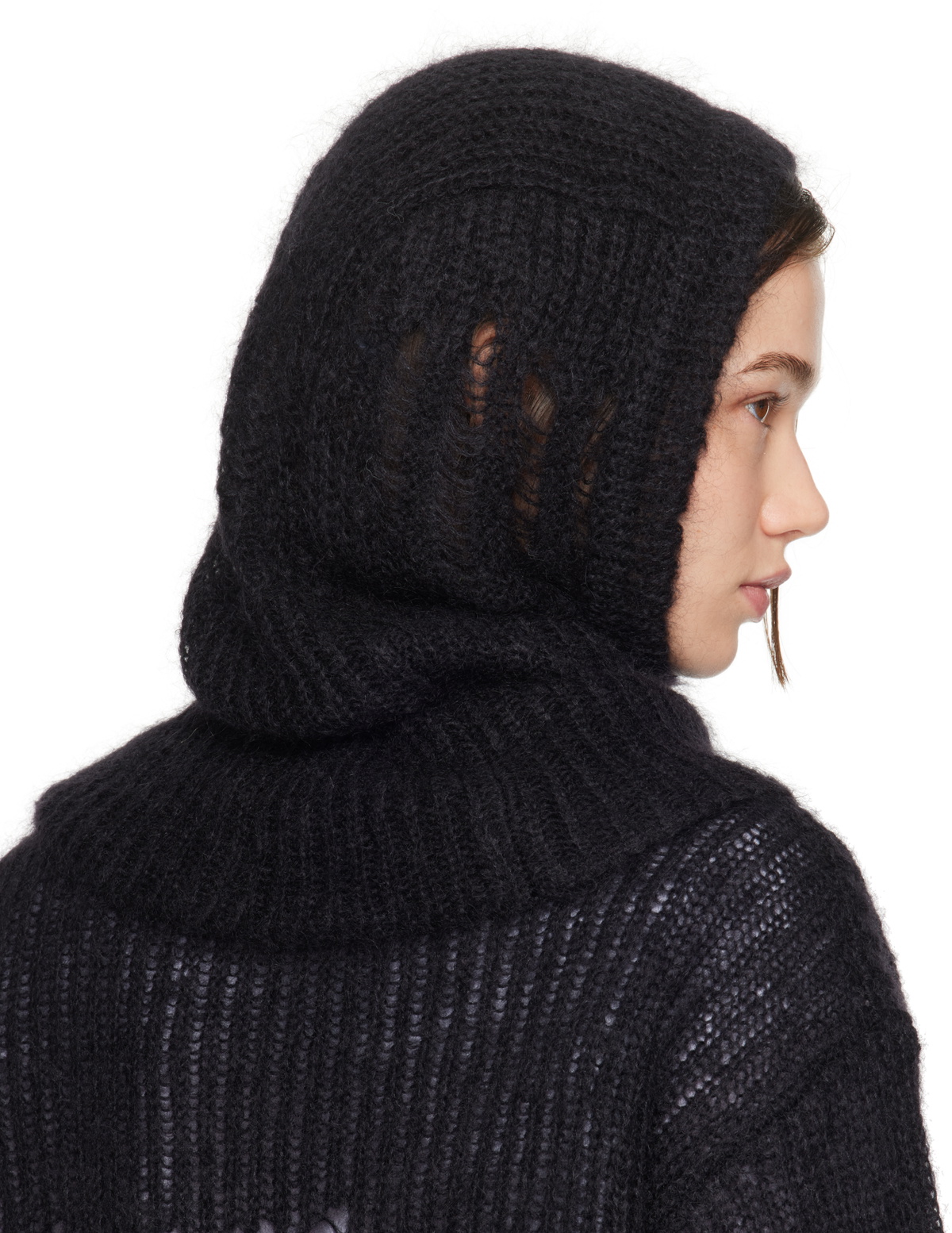 Ann Demeulemeester Black Botilda Balaclava Ann Demeulemeester