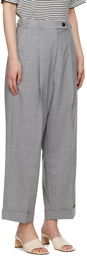 Cordera Gray Tailoring Masculine Trousers