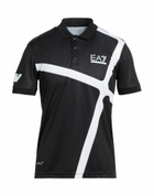 Ea7 Mens Polo shirt in Black