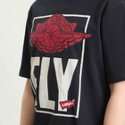 Air Jordan Men's x Levi's T-Shirt in Black