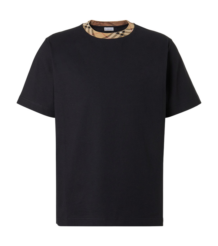 Photo: Burberry Burberry Check cotton jersey T-shirt