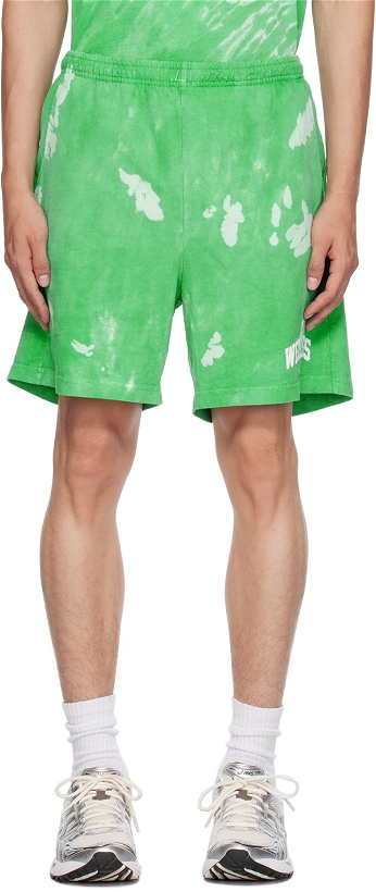 Photo: Sporty & Rich Green 'Wellness' Ivy Shorts