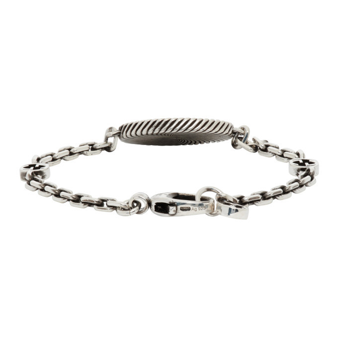 Gucci Silver Gg Marmont Chain Bracelet Gucci 0647