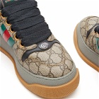 Gucci Men's Double Screener Sneakers in Beige