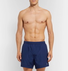 Ermenegildo Zegna - Wide-Leg Mid-Length Swim Shorts - Blue