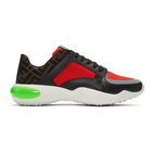 Fendi Red Forever Fendi Mesh Sneakers