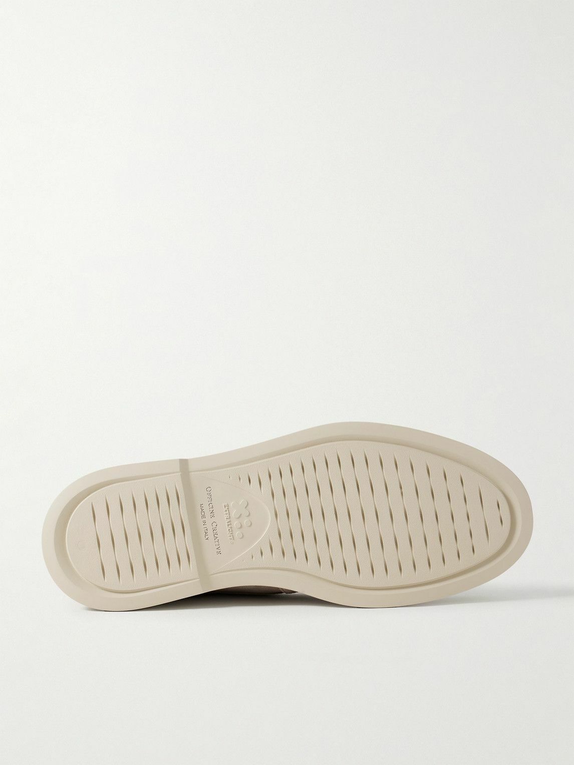 Officine Creative - Bones 002 Suede Loafers - Neutrals