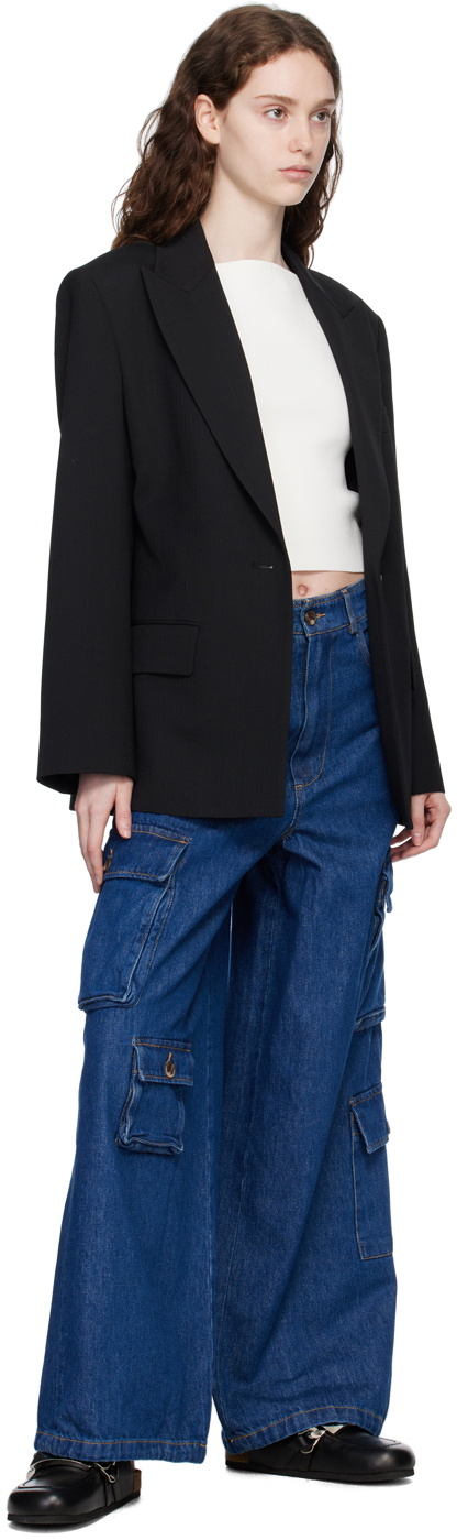 【関税込み】The Frankie Shop ブルー Hailey ジーンズ The Frankie Shop Blue Hailey Jeans The Frankie Shop