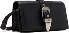 Marge Sherwood Black Belted Flap Bag