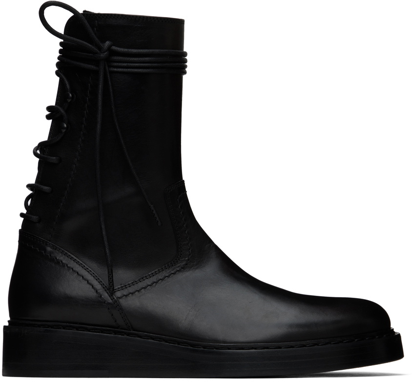 Photo: Ann Demeulemeester Black Victor Boots