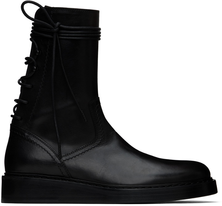 Photo: Ann Demeulemeester Black Victor Boots