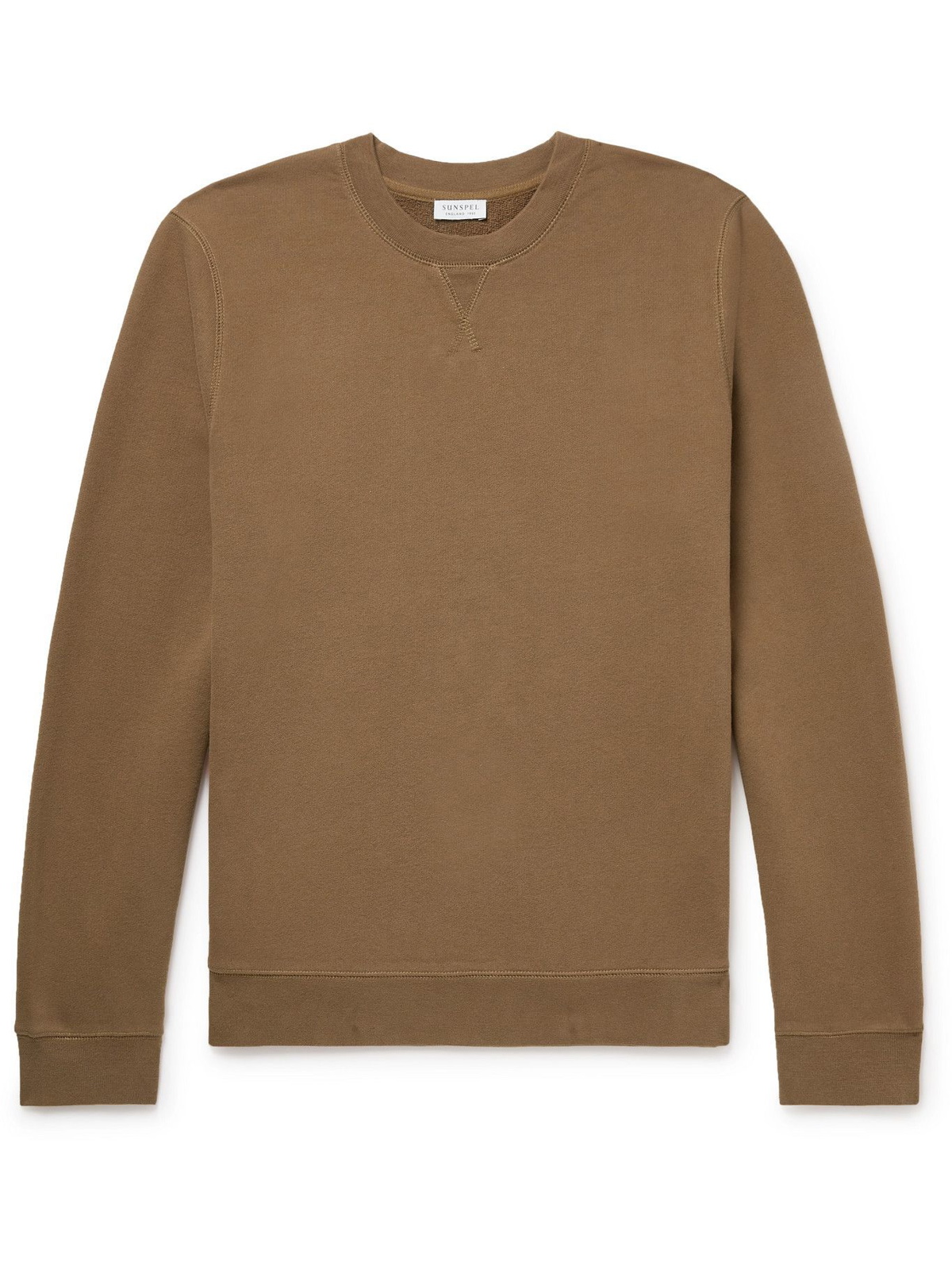 Brushed Loopback Cotton-Jersey Sweatshirt