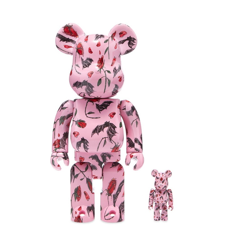 Photo: Medicom Kidill x Eri Wakiyama Bat & Rose Bearbrick Set