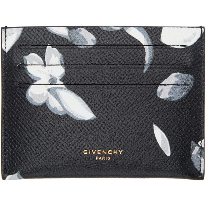Photo: Givenchy Black Hydrangea Card Holder