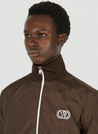 Track Logo Jacket in Brown