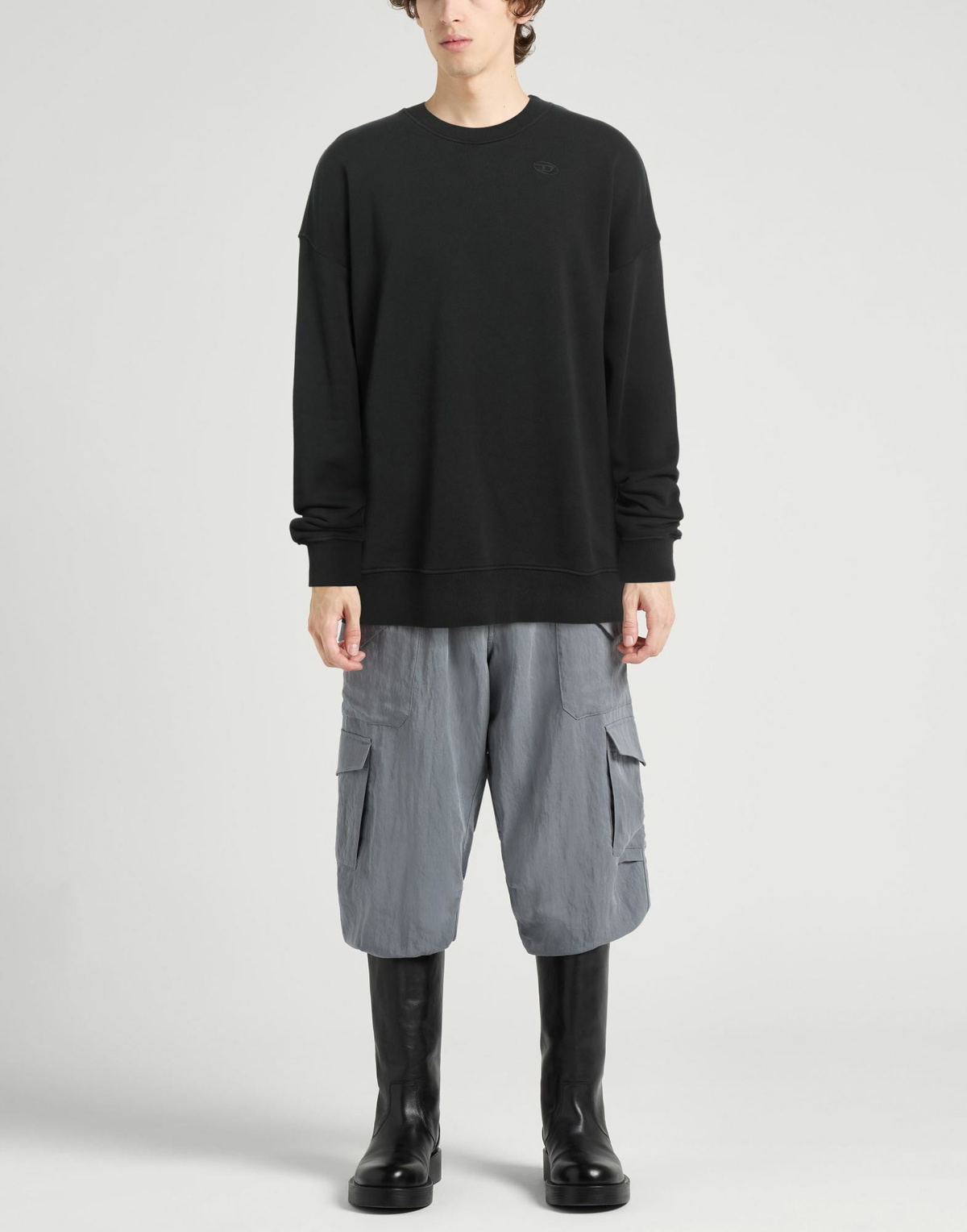 Diesel Mens Sweatshirt in Black