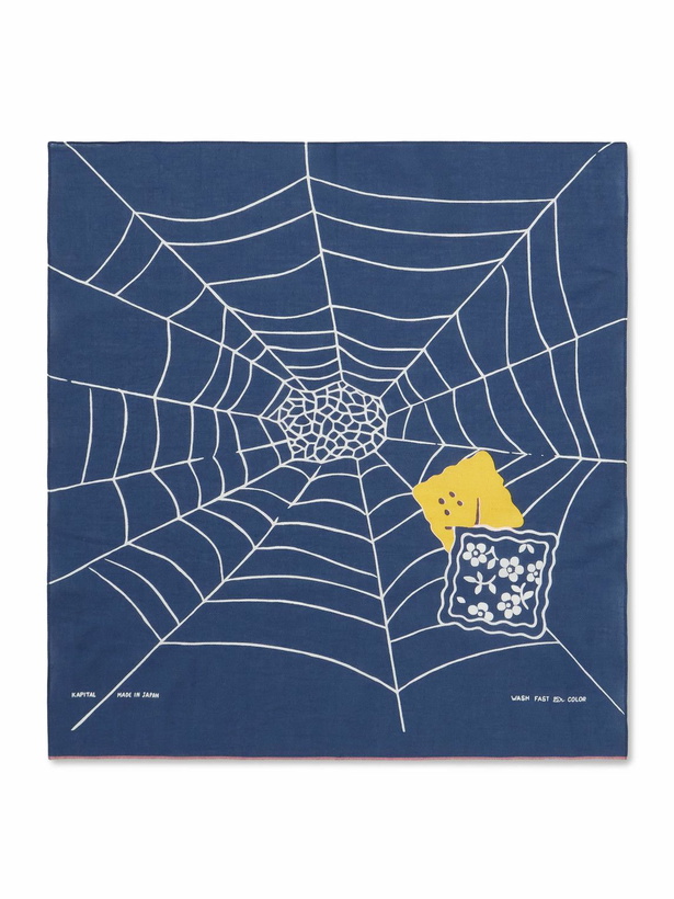Photo: KAPITAL - Fastcolor Printed Selvedge Cotton-Voile Bandana