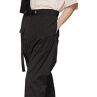 The Viridi-anne Black Panelled Cargo Pants