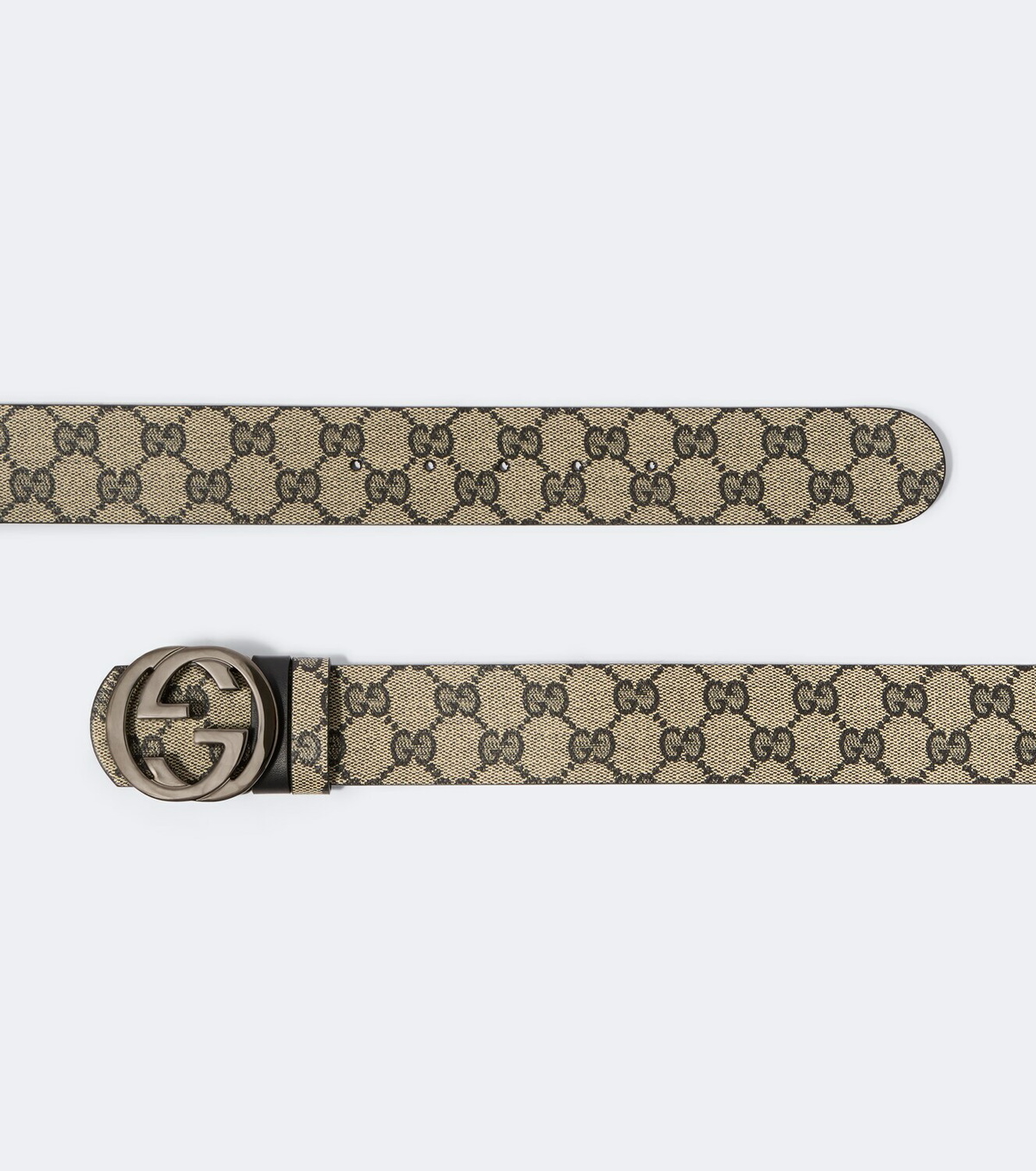 Gucci Interlocking G reversible GG canvas belt