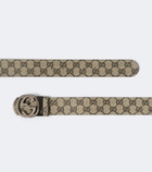 Gucci Interlocking G reversible GG canvas belt