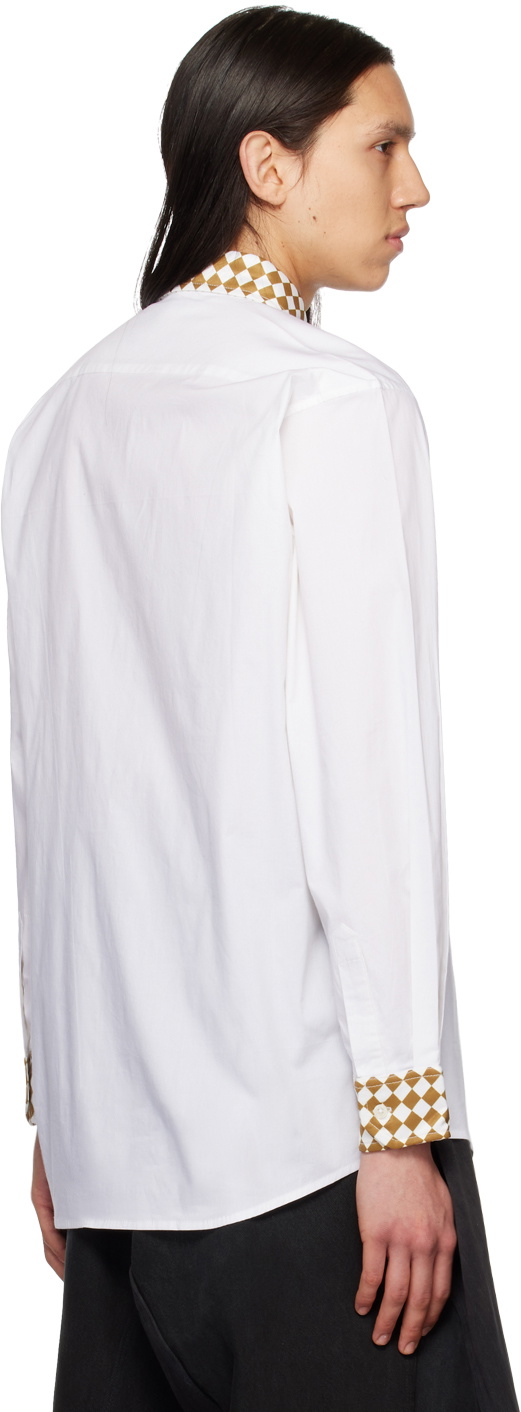 Connor McKnight White Chess Shirt