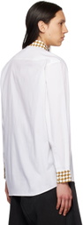 Connor McKnight White Chess Shirt