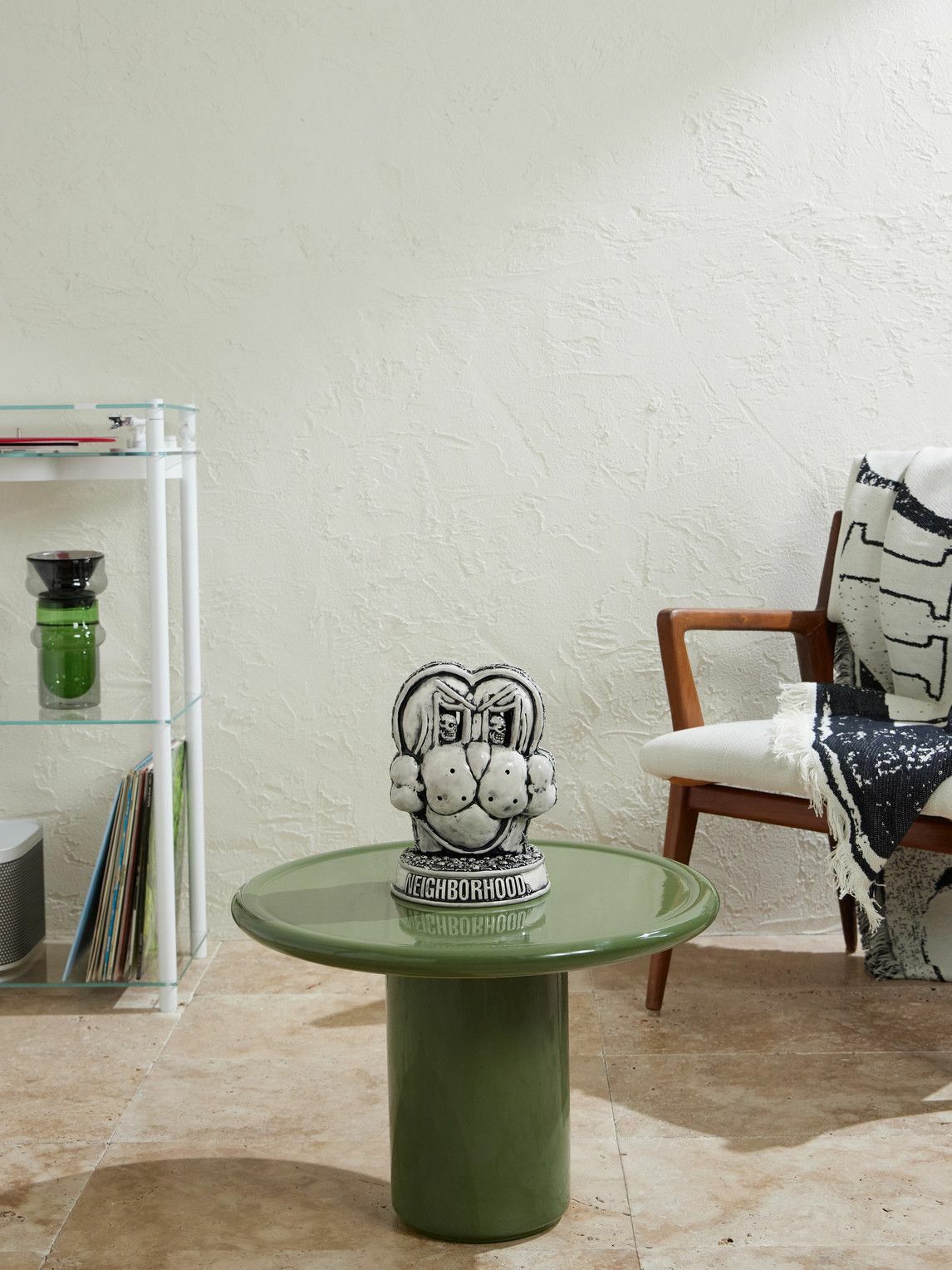 neighborhood　E-CAFE CHAIR Helinox NEIGHBORHOOD | Helinox Cafe Chair & Personal Shade Natural | Concrete