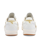 Diadora Men's B.Elite H Italy Sport Sneakers in White/Gold