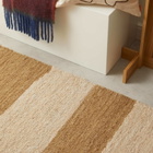 Ferm Living Piece Rug - 140x200cm in Off-White/Toffee