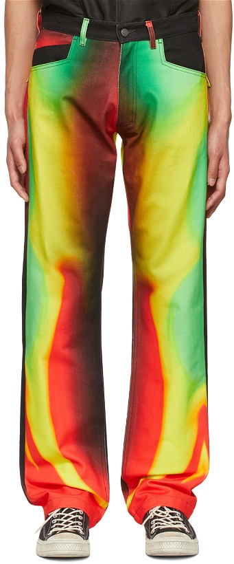 Photo: AGR Multicolor Printed Jeans
