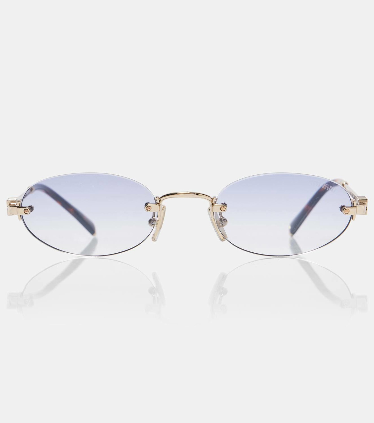 小物 miumiu oval sunglasses made in italy MIU MIU Oval Sunglasses – RAS Personal Shopper