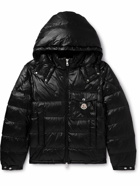 Moncler - Logo-Appliquéd Quilted Shell Hooded Down Jacket - Black