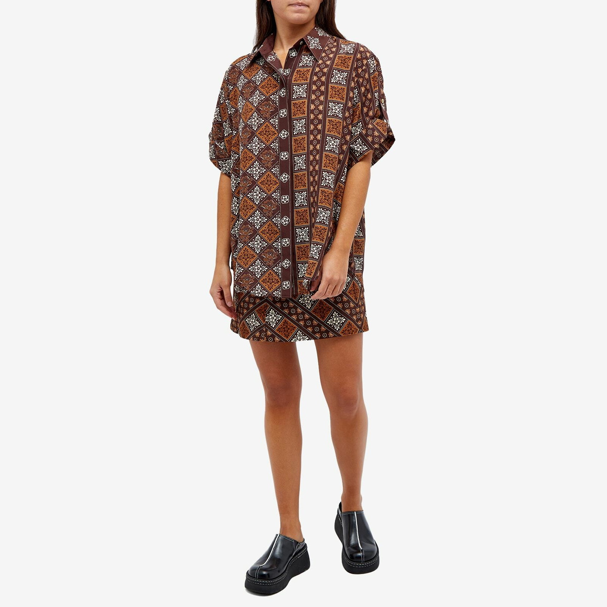 Amelia Shirt Chocolate