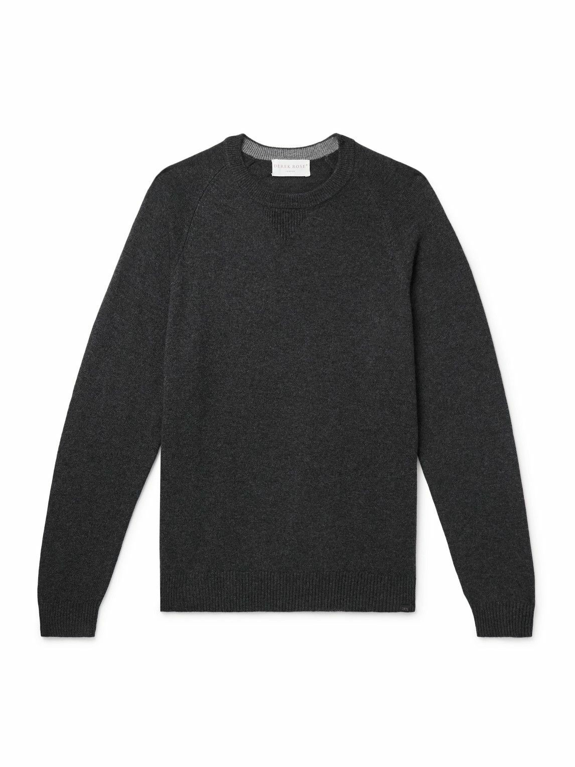 Derek Rose - Finley Cashmere Sweater - Gray
